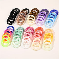 Colorful Gradient Phone Hair Ring Women's Hair Rope Hair Accessories