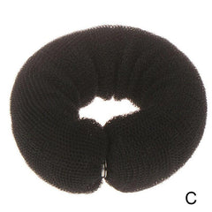 DIY Hair Curler Donut Hair Styling Tools Hair Bun Long Buckle Nylon Hair Tie