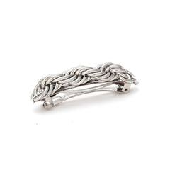 Twisted Punk Hair Clip Golden Silver Geometric Hairpin Chain Barrette