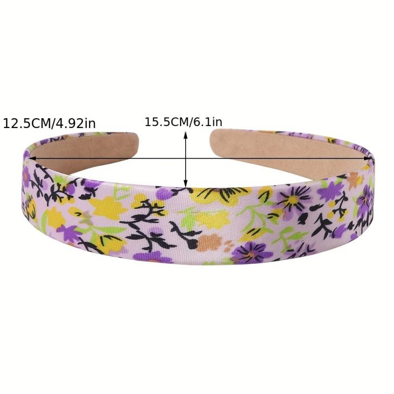 Floral Headband Wide Brim Plum Blossom Head Hoop Hair Accessories