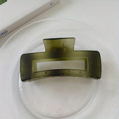 Vintage Acrylic Hair Claw Large Shark Claw Frosted Gradient Hair Claw