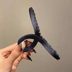 Vintage Acrylic Hair Claw Large Shark Claw Frosted Gradient Hair Claw