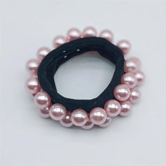 2pcs Pearl Hair Rope Head Accessories