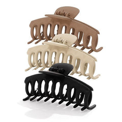 3pcs Matte Oversize Hair Claw Clip Non Slip Strong Hold Grip Hair Jaw Clip
