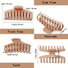 Matte Nonslip Hair Claw Clip for Women Thick Long Hair Girls Accessories