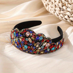 Baroque Rhinestone Crystal Headband Glitter Hair Band Hair Accessories