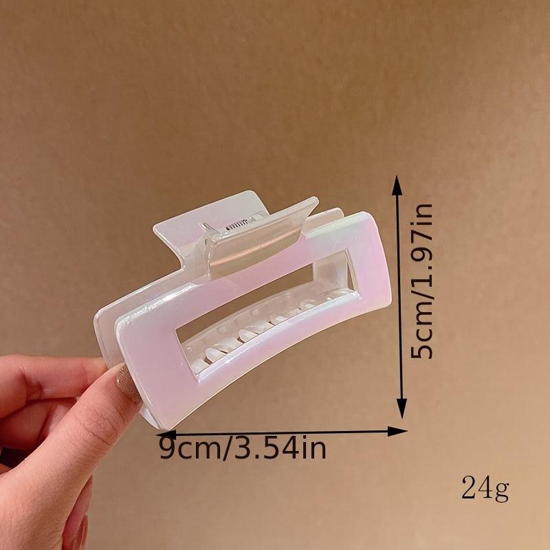 Holographic Gradient Acrylic Hair Claw Clip Strong Hold Hair Jaw Clip