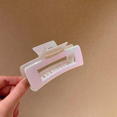 Holographic Gradient Acrylic Hair Claw Clip Strong Hold Hair Jaw Clip