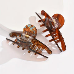 Vintage Shark Claw Ponytail Holder Hair Clip Women Girls Hair Accessories