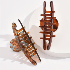 Vintage Shark Claw Ponytail Holder Hair Clip Women Girls Hair Accessories