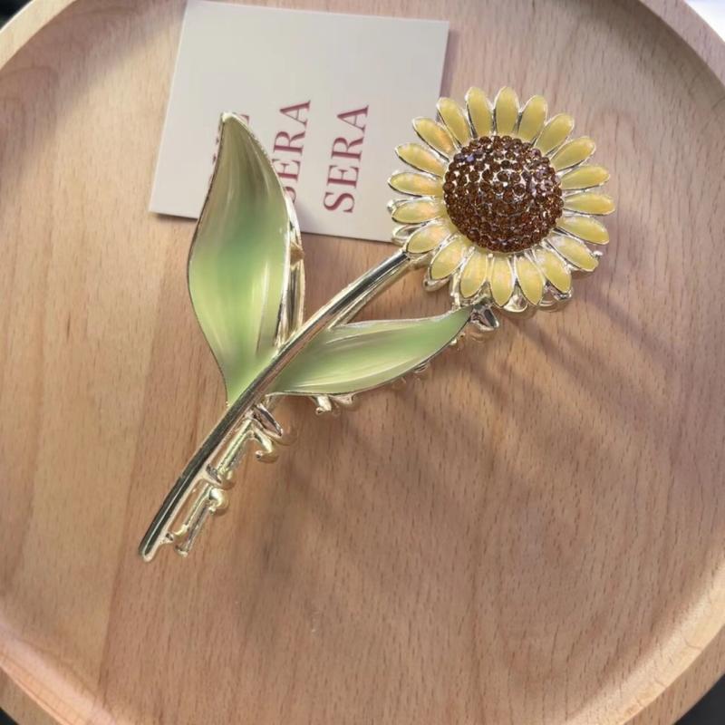 Sunflower Hair Claw Clip Strong Hold Hair Accessories
