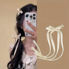 Butterfly Hair Band Fabric Double Ponytail Hair Styling Ribbon Sweet Accessories