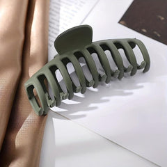 3pcs Large Shark Claw Frosted Hair Claw Ponytail Clip Hair Accessories