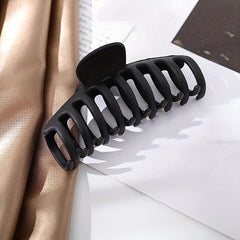 3pcs Large Shark Claw Frosted Hair Claw Ponytail Clip Hair Accessories