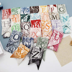 Long Silk Scarf Printed Neckerchief Ribbon Scarf