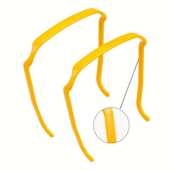 2pcs Curly Thick Hair Large Headband Invisible Hair Hoop Hairstyle Fixing Tool