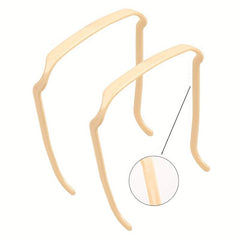 2pcs Curly Thick Hair Large Headband Invisible Hair Hoop Hairstyle Fixing Tool