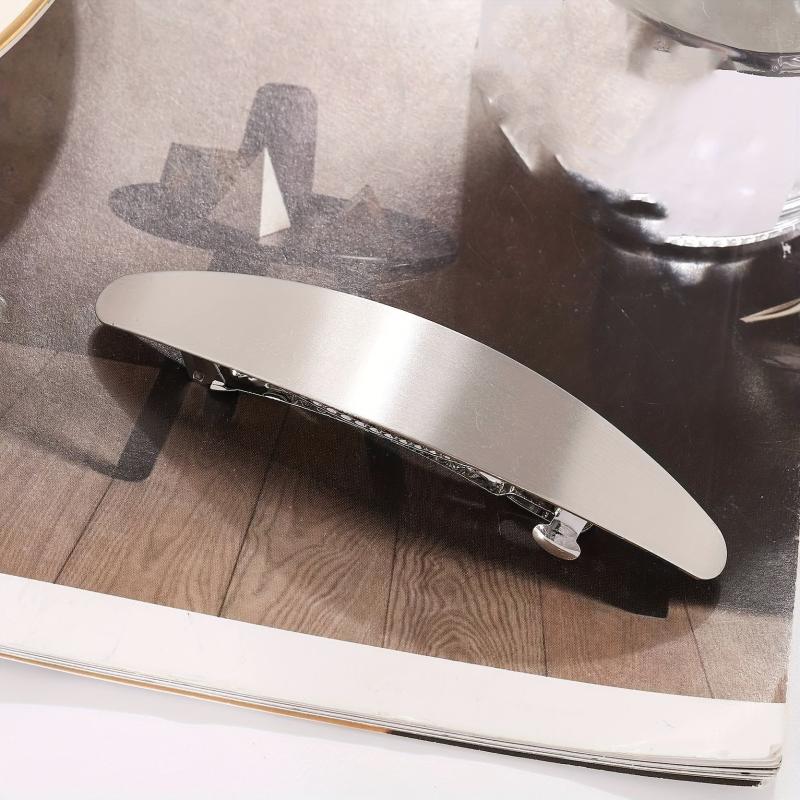 Smooth Surface Hair Clips Wide Ponytail Holder Hairpins Hair Claw for Women