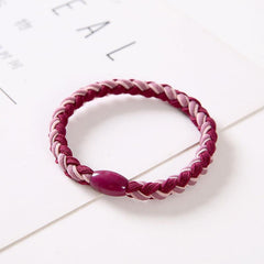 Mixed Twist Hair Tie High Elasticity Hair Rope Style Hair Ring Ponytail Holder