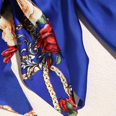 2pcs Knotted Bow Hair Scrunchies Elastic Hair Scarf Scrunchies Hair Ties Bands