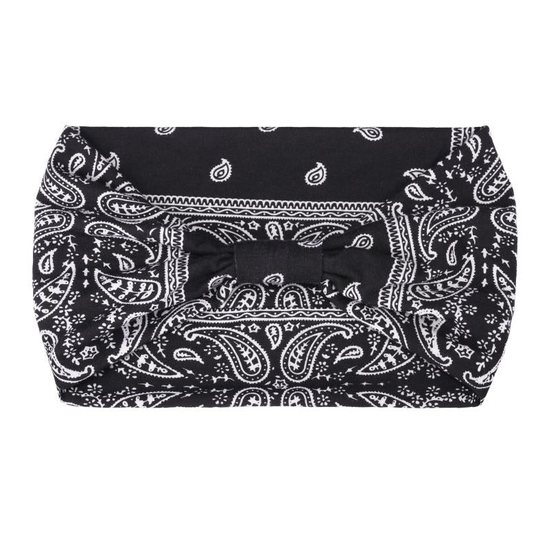 Bohemia Sports Yoga Wide Headband Knotted Sweatband