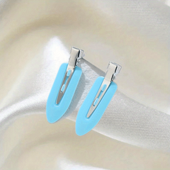 5pcs Solid Hair Clip No Crease Hair Clip for Women Girls