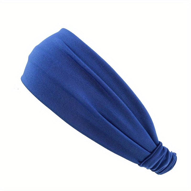 Striped Elastic Hairband for Sports and Fitness