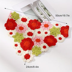 Crochet Bandana Hair Band Knitted Headdress for Girls Women