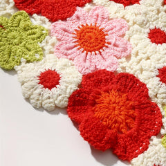 Crochet Bandana Hair Band Knitted Headdress for Girls Women