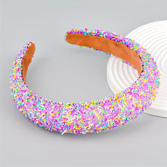 Wide Birm Hairbands Ice Cream Cake Shape Headband Hair Accessories