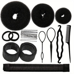 Hair Bun Shaper Set with Bun Maker Kit