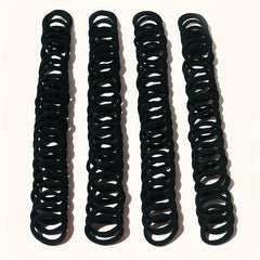 100pcs Seamless Hair Tie Ponytail Rope Elastic Hair Accessories