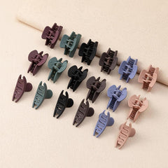 18pcs Large Hair Claw Clips Strong Hold Barrette Clamps Hair Styling Accessories