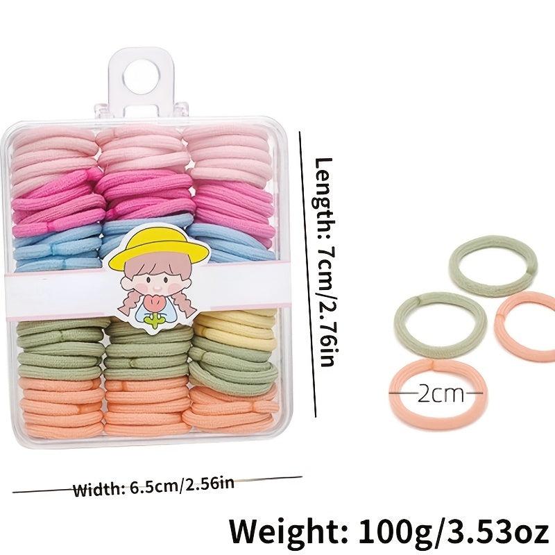 Colorful Hair Ties Hair Ropes Hair Rings Elastic Ponytail Holder