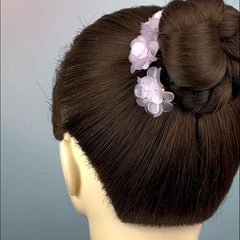 Petal Hair Bun Maker Hair Styling Tool Flower Headdress Hair Ornament