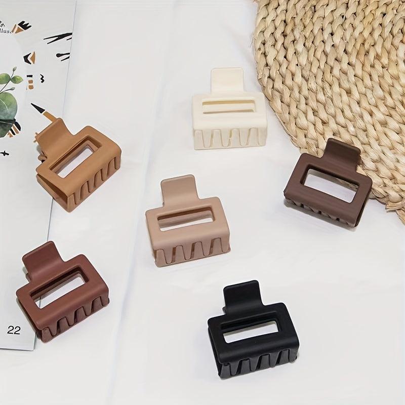 Matte Square Hair Claw Clip Non Slip Strong Hold Hair Jaw Clip for Thick Hair
