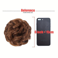 Curly Hair Bun Extensions Elastic Scrunchies Chignon Donut Updo Hair Pieces