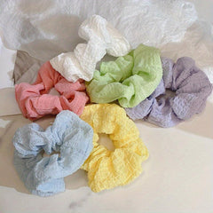 Large Mesh Scrunchie Headrope Elastic Hair Tie for Girls