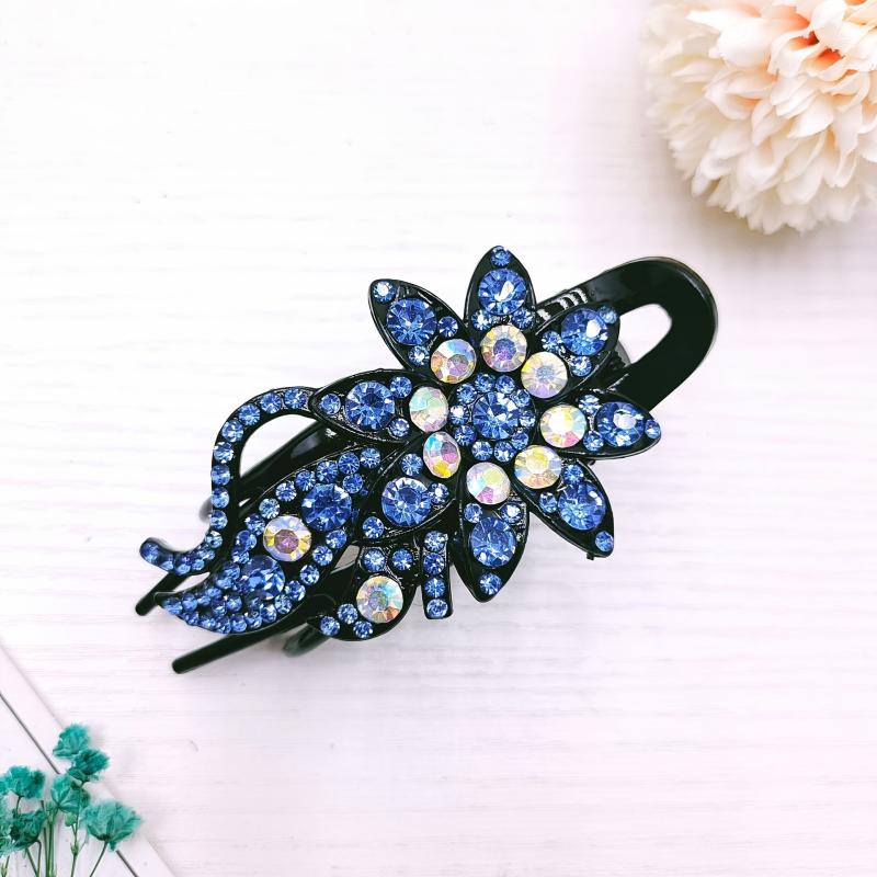 Rhinestone Flower Hair Clip Bridal Wedding Hair Grip