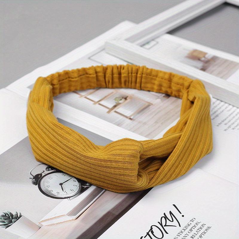 Knotted Headbands For Women Elastic Sports Yoga Headband Girls Hair Accessories
