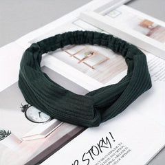 Knotted Headbands For Women Elastic Sports Yoga Headband Girls Hair Accessories