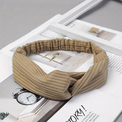 Knotted Headbands For Women Elastic Sports Yoga Headband Girls Hair Accessories