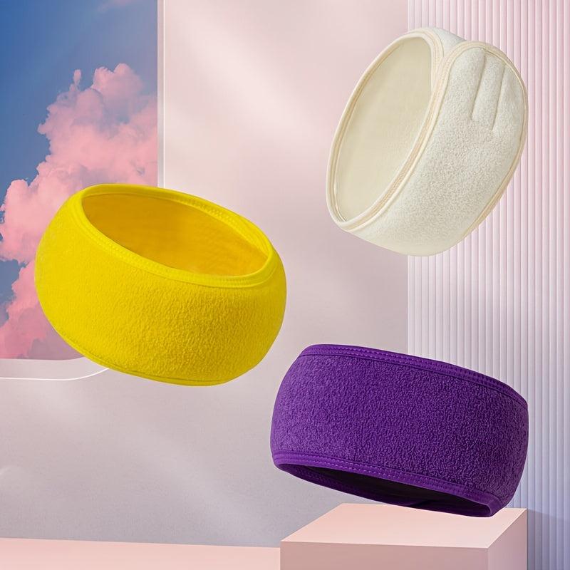 Facial Headband With Stretch Towel For Wash Face Spa Makeup