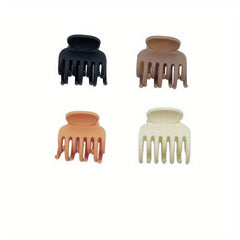 Small Hair Claw Solid Ponytail Holder Nonslip Hair Claw Clip