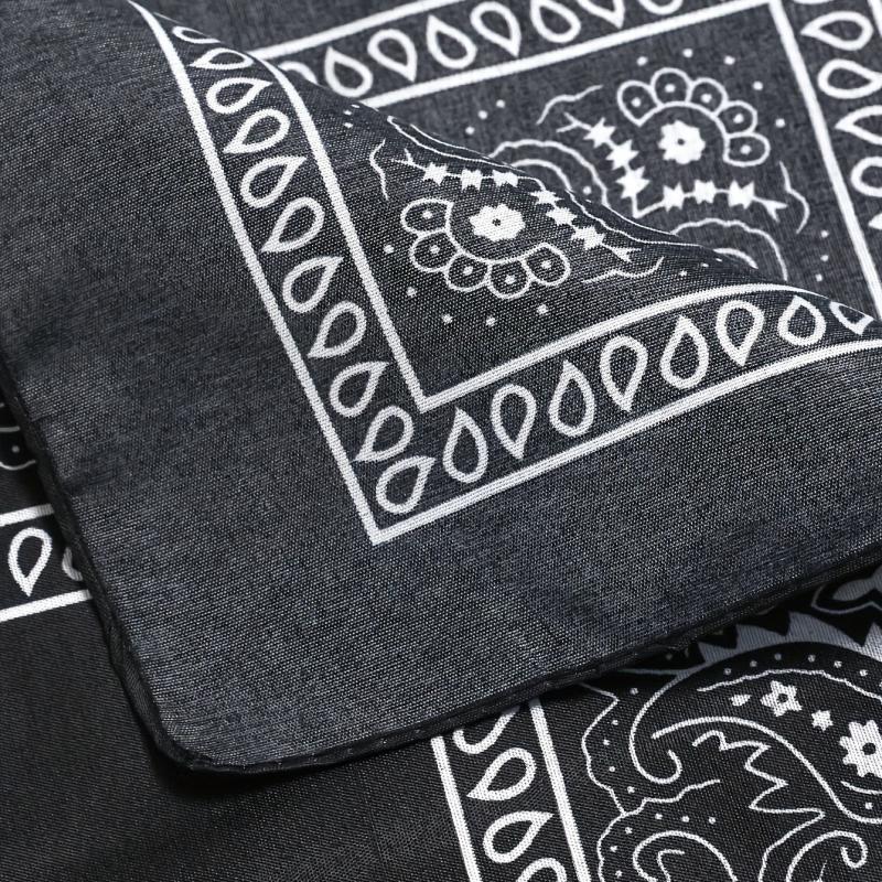 Boho Paisley Pattern Bandana Square Scarf Hair Accessories