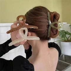 Large Hair Claw Ponytail Holder Solid Shark Claw Hair Accessories
