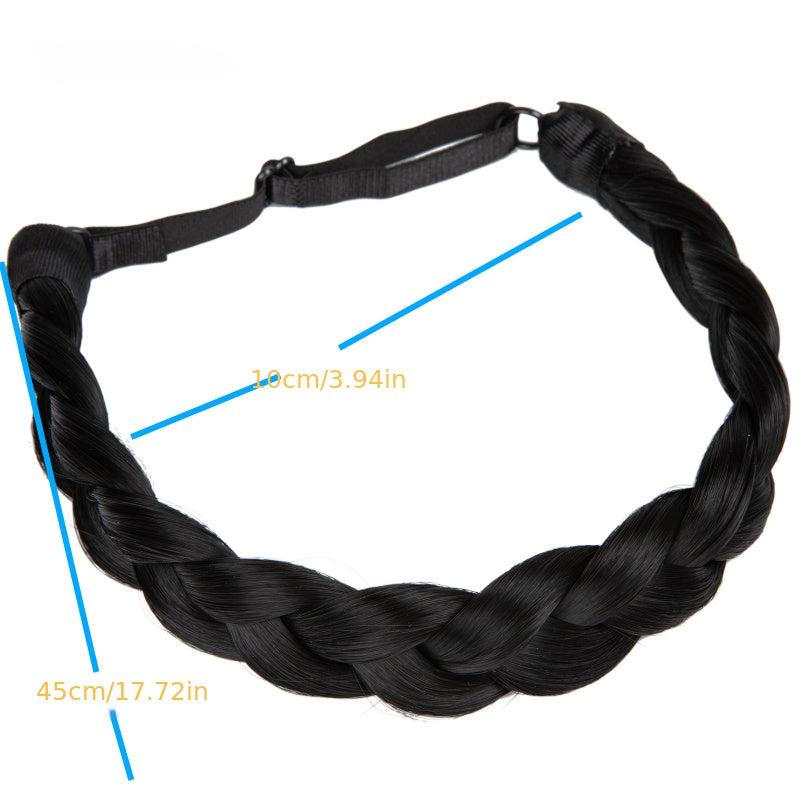 Braid Wig Headband Hair Extension Stretch Hair Piece Hair Accessories