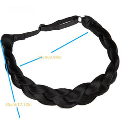Braid Wig Headband Hair Extension Stretch Hair Piece Hair Accessories