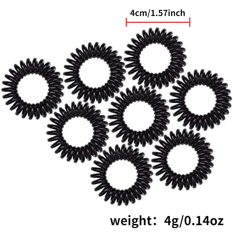 8Pcs Spiral Hair Tie Ponytail Hair Rope Hair Accessories for Girls Women
