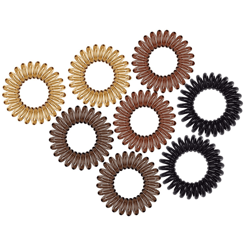 8Pcs Spiral Hair Tie Ponytail Hair Rope Hair Accessories for Girls Women